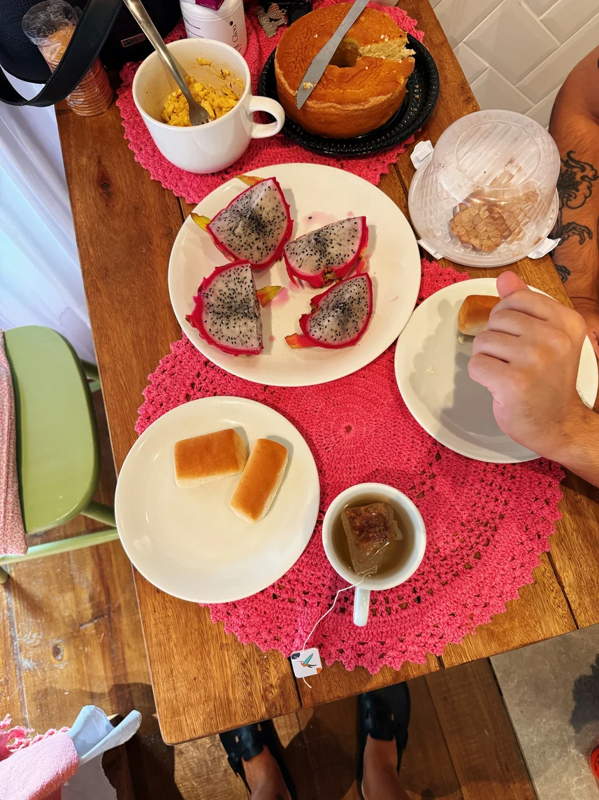 Café da manhã compartilhado